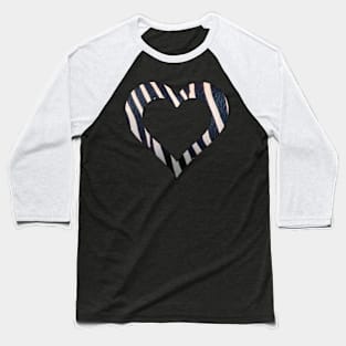 A hole in my Heart for you in zebra stripes Baseball T-Shirt